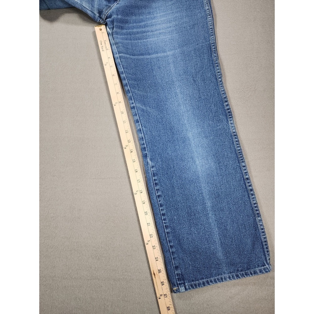 Vintage 80's Sears High Waist‎ Blue Denim Jeans Women's Size 16 6635 Wide Leg - Picture 12 of 13